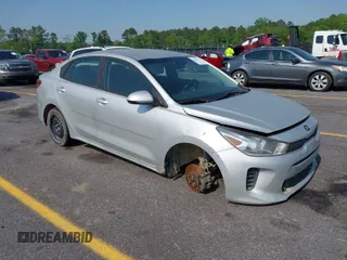 2018 Kia Rio LX with VIN 3KPA24AB9JE050409, listed as a IAAI auction lot 41982322 with 188,824 mi miles. Bid and sale history available at carsss.com. Image 1.