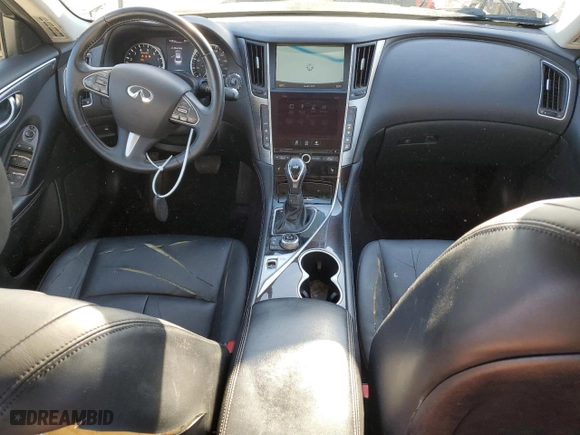 2018 Infiniti Q50 3.0t LUXE with VIN JN1EV7AR0JM443422, listed as a Copart auction lot 82136204 with 69,736 mi miles and Salvage Title. Bid and sale history available at carsss.com. Image 8.