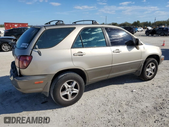 1999 Lexus RX 300 z VIN JT6GF10U1X0043401, wystawiony jako Copart lot #46037265 z przebiegiem 123 935 mil mil oraz Szkoda całkowita • Salvage title. Historia ofert i sprzedaży dostępna na DreamBid. Obrazek 3.