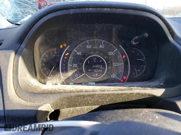2015 Honda CR-V LX with VIN 5J6RM4H31FL119209, listed as a Copart auction lot 47818315 with 143,023 mi miles and Salvage Title. Bid and sale history available at DreamBid. Image 9.