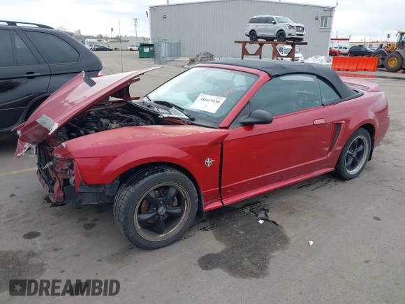 1999 Ford Mustang with VIN 1FAFP444XXF234721, listed as a IAAI auction lot 38667030 with 152,122 mi miles and . Bid and sale history available at DreamBid. Image 2.