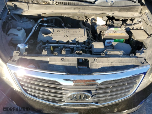 2012 Kia Sportage LX with VIN KNDPB3A27C7260725, listed as a Copart auction lot 86654524 with 146,217 mi miles and Salvage Title. Bid and sale history available at carsss.com. Image 12.