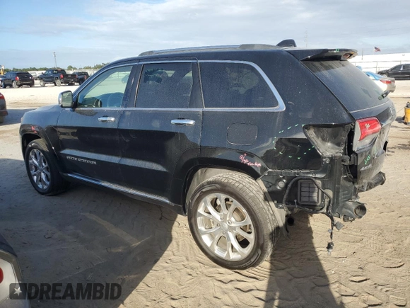 2021 Jeep Grand Cherokee Summit with VIN 1C4RJFJT5MC595156, listed as a Copart auction lot 75868484 with 51,519 mi miles and Salvage Title. Bid and sale history available at carsss.com. Image 2.
