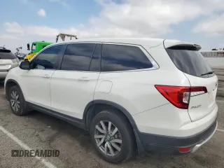 2021 Honda Pilot EX-L z VIN 5FNYF6H50MB036573, wystawiony jako Copart lot #54623025 z przebiegiem 108 967 mil mil oraz Szkoda całkowita • Salvage title. Historia ofert i sprzedaży dostępna na DreamBid. Obrazek 2.
