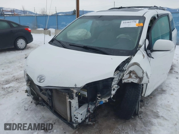 2014 Toyota Sienna XLE with VIN 5TDYK3DC9ES442525, listed as a IAAI auction lot 41502770 with Not provided miles and . Bid and sale history available at DreamBid. Image 6.