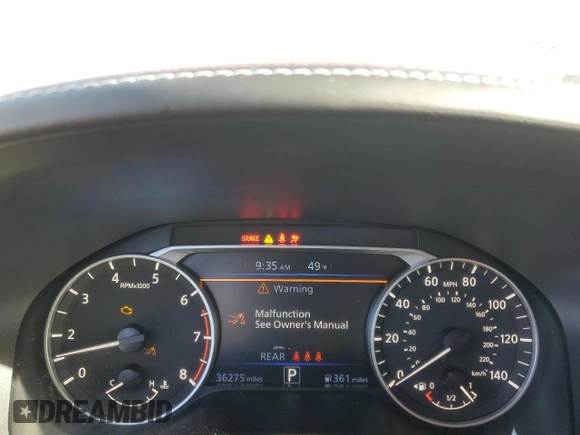 2023 Nissan Altima SR z VIN 1N4BL4CV0PN395220, wystawiony jako Copart lot #49964305 z przebiegiem 36 275 mil mil oraz Szkoda całkowita • Salvage title. Historia ofert i sprzedaży dostępna na DreamBid. Obrazek 9.
