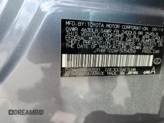 2015 Lexus IS 250 с VIN JTHBF1D26F5054356, выставлен на аукционе Copart как лот 56242655 с пробегом 112 405 миль миль и Списание • Salvage title. История ставок и продаж доступна на DreamBid. Изображение 12.