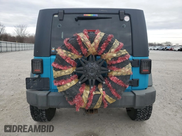 2008 Jeep Wrangler X with VIN 1J4FA24148L546536, listed as a Copart auction lot 43790775 with 159,364 mi miles and Salvage Title. Bid and sale history available at DreamBid. Image 6.