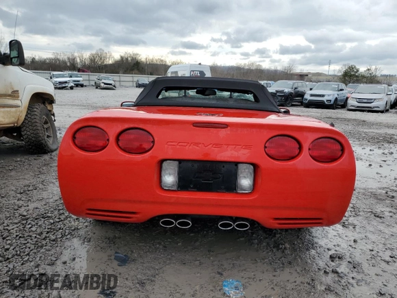 2002 Chevrolet Corvette with VIN 1G1YY32G325123667, listed as a Copart auction lot 43798955 with 85,363 mi miles and Clean Title. Bid and sale history available at carsss.com. Image 6.