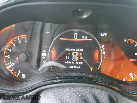 2021 Dodge Durango GT with VIN 1C4RDJDG0MC805865, listed as a Copart auction lot 51013505 with 41,280 mi miles and Salvage title. Bid and sale history available at DreamBid. Image 9.
