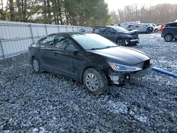 2019 Hyundai Elantra SE with VIN KMHD74LF4KU809108, listed as a Copart auction lot 89009265 with 52,350 mi miles and Salvage Title. Bid and sale history available at carsss.com. Image 11.