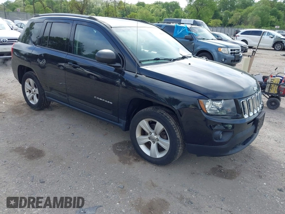 2016 Jeep Compass Sport with VIN 1C4NJDBB7GD757344, listed as a IAAI auction lot 42184933 with 199,430 mi miles and . Bid and sale history available at carsss.com. Image 1.
