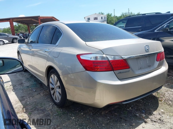 2014 Honda Accord EX-L with VIN 1HGCR2F81EA071349, listed as a IAAI auction lot 41847441 with 36,938 mi miles and . Bid and sale history available at DreamBid. Image 3.