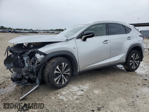 2019 Lexus NX 300 with VIN JTJBARBZ3K2189396, listed as a Copart auction lot 56376625 with 36,331 mi miles and Salvage Title. Bid and sale history available at DreamBid. Image 1.