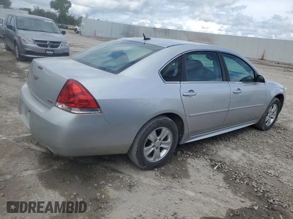 2015 Chevrolet Impala LS с VIN 2G1WA5E34F1106268, выставлен на аукционе Copart как лот 59670705 с пробегом 97 953 миль миль и Списание • Salvage title. История ставок и продаж доступна на DreamBid. Изображение 3.