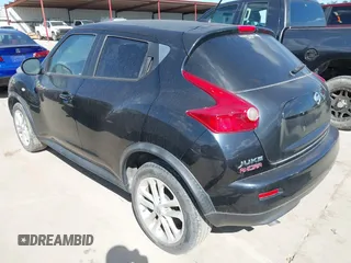 2013 Nissan Juke SV with VIN JN8AF5MRXDT219632, listed as a IAAI auction lot 42232972 with 98,126 mi miles and . Bid and sale history available at carsss.com. Image 3.