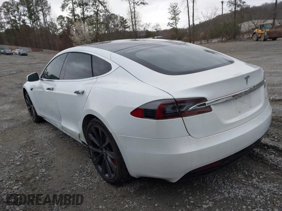 2020 Tesla Model S Long Range with VIN 5YJSA1E27LF370700, listed as a IAAI auction lot 41703463 with 26,024 mi miles and . Bid and sale history available at carsss.com. Image 3.