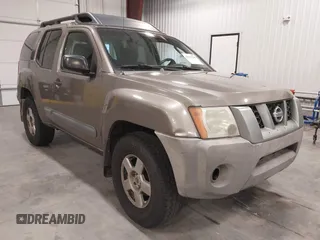 2005 Nissan Xterra S with VIN 5N1AN08W05C615423, listed as a IAAI auction lot 41730148 with 223,930 mi miles. Bid and sale history available at carsss.com. Image 1.