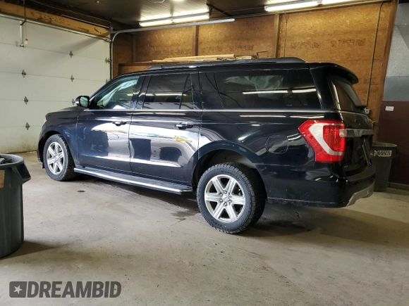2019 Ford Expedition Max XLT z VIN 1FMJK1JTXKEA75691, wystawiony jako Copart lot #56867525 z przebiegiem 104 005 mil mil oraz Szkoda całkowita • Salvage title. Historia ofert i sprzedaży dostępna na DreamBid. Obrazek 2.
