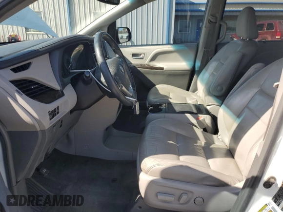 2017 Toyota Sienna XLE Auto Access Seat with VIN 5TDYZ3DCXHS826362, listed as a Copart auction lot 51980615 with 242,830 mi miles and Salvage Title. Bid and sale history available at carsss.com. Image 7.