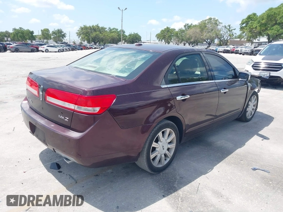 2011 Lincoln MKZ with VIN 3LNHL2GC1BR764783, listed as a IAAI auction lot 39223837 with 118,210 mi miles and . Bid and sale history available at DreamBid. Image 4.