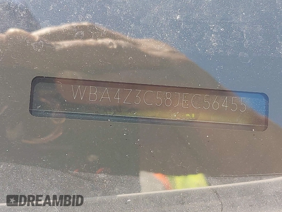 2018 BMW 4 Series 430i xDrive with VIN WBA4Z3C58JEC56455, listed as a IAAI auction lot 42198338 with 75,737 mi miles and . Bid and sale history available at DreamBid. Image 17.