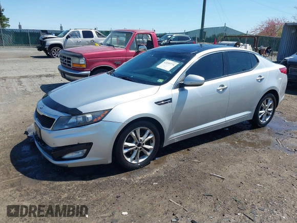 2013 Kia Optima EX with VIN 5XXGN4A73DG108068, listed as a IAAI auction lot 42059774 with 210,179 mi miles and . Bid and sale history available at carsss.com. Image 17.
