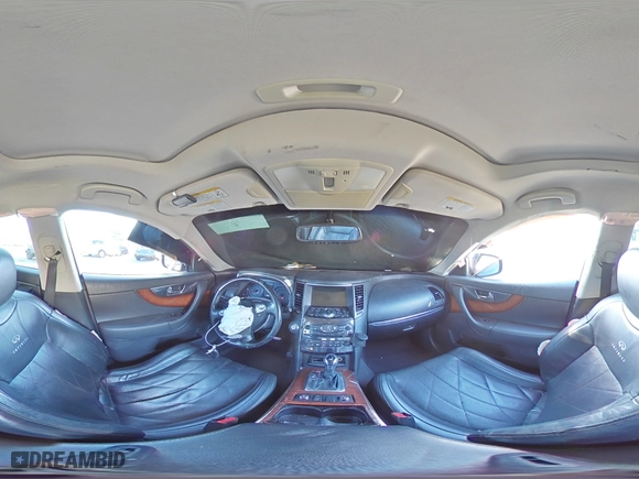 2010 Infiniti FX35 with VIN JN8AS1MU5AM801149, listed as a Copart auction lot 81199364 with 154,075 mi miles and Salvage Title. Bid and sale history available at carsss.com. Image 12.