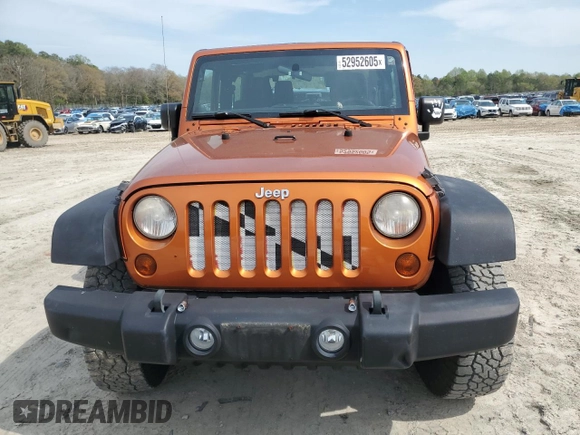 2011 Jeep Wrangler Sport with VIN 1J4AA2D15BL574234, listed as a Copart auction lot 52952605 with 114,642 mi miles and Salvage Title. Bid and sale history available at carsss.com. Image 5.