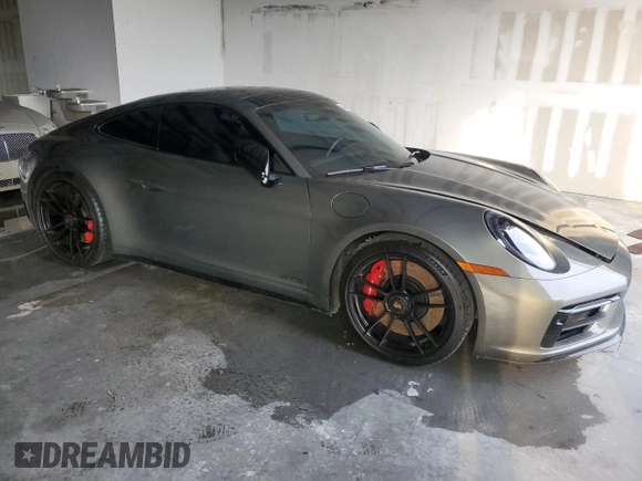2023 Porsche 911 Carrera S with VIN WP0AB2A97PS220998, listed as a Copart auction lot 74458134 with 0 mi miles and Salvage Title. Bid and sale history available at carsss.com. Image 4.