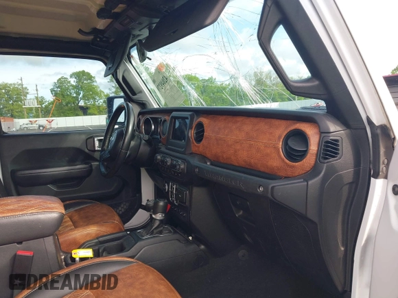 2020 Jeep Wrangler Unlimited Sport S with VIN 1C4HJXDN6LW198065, listed as a IAAI auction lot 42049279 with 72,512 mi miles. Bid and sale history available at carsss.com. Image 5.