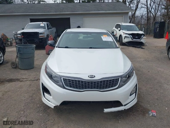 2015 Kia Optima Hybrid with VIN KNAGM4AD7F5086217, listed as a IAAI auction lot 41811147 with NaN miles. Bid and sale history available at carsss.com. Image 12.