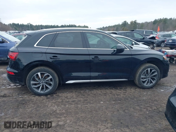 2021 Audi Q5 Premium Plus with VIN WA1BAAFY1M2113680, listed as a IAAI auction lot 41685974 with 68,161 mi miles and . Bid and sale history available at DreamBid. Image 13.
