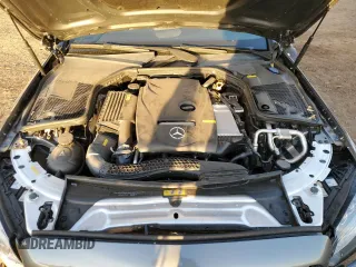 2017 Mercedes-Benz C 300 with VIN WDDWK4JB3HF428915, listed as a Copart auction lot 77944844 with 57,241 mi miles and Salvage Title. Bid and sale history available at DreamBid. Image 11.