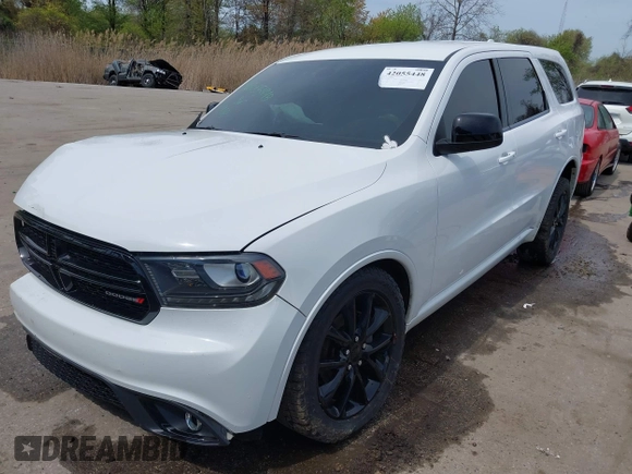 2018 Dodge Durango SXT with VIN 1C4RDJAG2JC362361, listed as a IAAI auction lot 42055448 with 130,228 mi miles and . Bid and sale history available at DreamBid. Image 2.