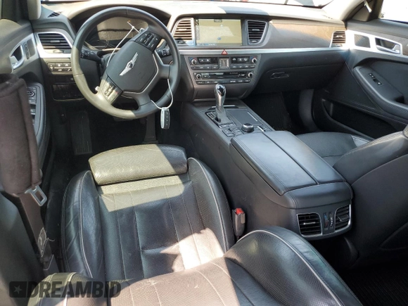 2017 Genesis G80 Ultimate z VIN KMHGN4JF8HU214213, wystawiony jako Copart lot #60082845 z przebiegiem 110 047 mil mil oraz Szkoda całkowita • Salvage title. Historia ofert i sprzedaży dostępna na DreamBid. Obrazek 8.