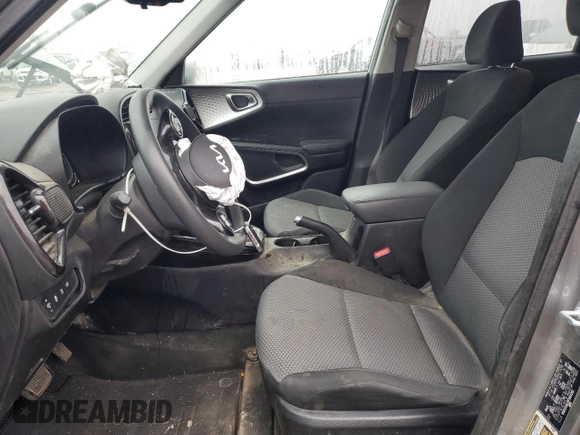 2023 Kia Soul S with VIN KNDJ23AU7P7854292, listed as a Copart auction lot 44985495 with 53,587 mi miles and Salvage Title. Bid and sale history available at carsss.com. Image 7.