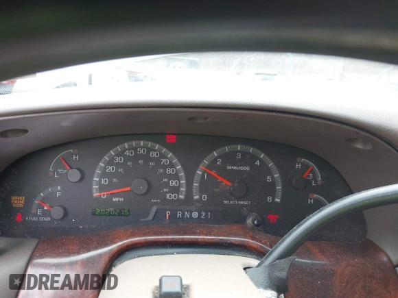 1999 Ford F-150 XL with VIN 1FTRX18LXXKA75357, listed as a IAAI auction lot 41630371 with 202,021 mi miles. Bid and sale history available at carsss.com. Image 7.