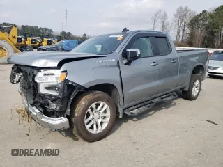 2024 Chevrolet Silverado 1500 LT with VIN 1GCRDDED6RZ329678, listed as a Copart auction lot 43390915 with Not Provided miles and Salvage Title. Bid and sale history available at DreamBid. Image 1.