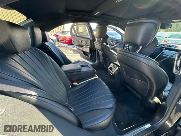 2022 Mercedes-Benz S-Class S 500 with VIN W1K6G6DB9NA088879, listed as a Copart auction lot 44387975 with 49,053 mi miles and Clean Title. Bid and sale history available at carsss.com. Image 6.