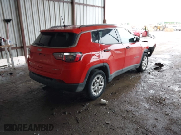 2019 Jeep Compass Sport z VIN 3C4NJCAB2KT676721, wystawiony jako IAAI lot #42116610 z przebiegiem 130 701 mil mil oraz . Historia ofert i sprzedaży dostępna na DreamBid. Obrazek 4.