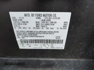 2017 Ford Explorer XLT с VIN 1FM5K7D86HGB39279, выставлен на аукционе IAAI как лот 42145739 с пробегом 155 098 миль миль и . История ставок и продаж доступна на DreamBid. Изображение 9.