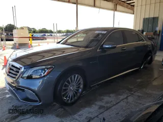 2019 Mercedes-Benz S with VIN WDDUG7KBXKA424017, listed as a Copart auction lot 47833615 with 50,813 mi miles and Salvage Title. Bid and sale history available at DreamBid. Image 1.