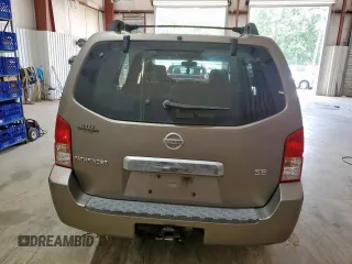2005 Nissan Pathfinder LE with VIN 5N1AR18U45C705005, listed as a Copart auction lot 61138245 with 156,966 mi miles and Salvage title. Bid and sale history available at DreamBid. Image 6.
