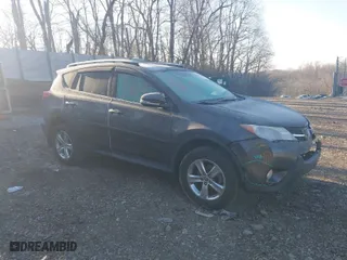2015 Toyota RAV4 XLE with VIN 2T3RFREV7FW350597, listed as a IAAI auction lot 41957463 with 108,528 mi miles. Bid and sale history available at carsss.com. Image 1.