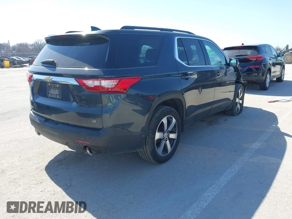 2020 Chevrolet Traverse LT with VIN 1GNERHKW1LJ115725, listed as a IAAI auction lot 41745831 with 53,940 mi miles and . Bid and sale history available at DreamBid. Image 4.