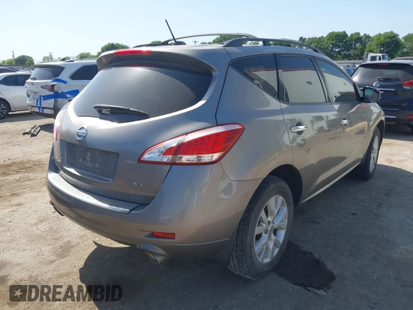 2011 Nissan Murano LE with VIN JN8AZ1MU1BW069278, listed as a IAAI auction lot 41988910 with 129,425 mi miles and . Bid and sale history available at DreamBid. Image 4.