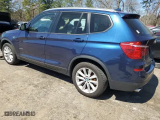 2015 BMW X3 xDrive28i with VIN 5UXWX9C59F0D58967, listed as a Copart auction lot 50087045 with 97,186 mi miles and Salvage Title. Bid and sale history available at carsss.com. Image 2.