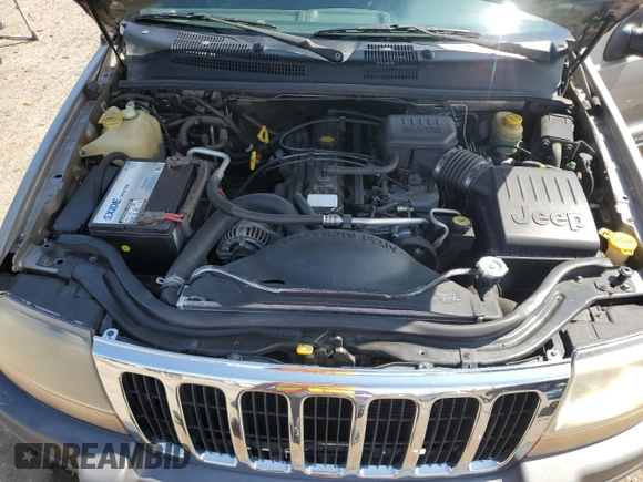 2001 Jeep Grand Cherokee Laredo with VIN 1J4GW48S91C580921, listed as a Copart auction lot 59005625 with 163,827 mi miles and Salvage title. Bid and sale history available at DreamBid. Image 11.