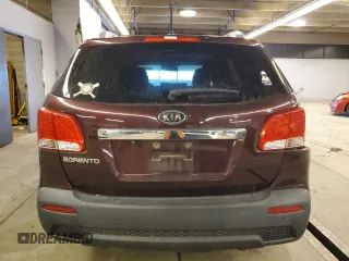 2013 Kia Sorento LX with VIN 5XYKT4A69DG357221, listed as a Copart auction lot 41734095 with 115,261 mi miles and Clean Title. Bid and sale history available at carsss.com. Image 6.